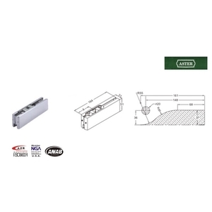 ASTER PT-20A 玻璃門用上夾具／上包角 Top Patch-美德亞有限公司