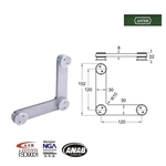 ASTER PD50 L型圓棒包角 Patch For Pivot Door-美德亞有限公司