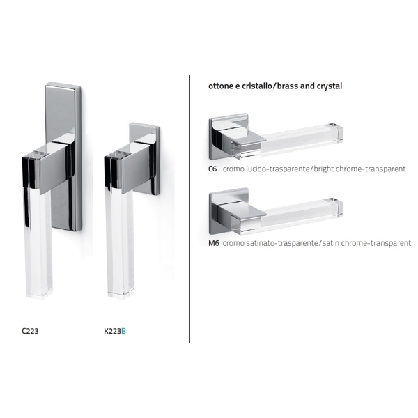 OLIVARI Ice-cube 進口水平把手 Door Handle-美德亞有限公司