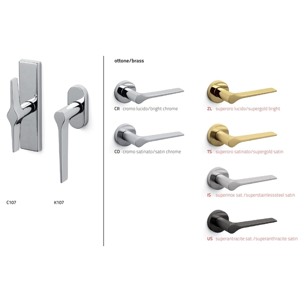 OLIVARI Lama 進口水平把手 Door Handle-美德亞有限公司