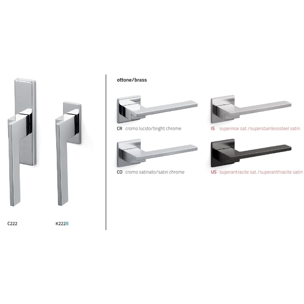OLIVARI Living 進口水平把手 Door Handle-美德亞有限公司