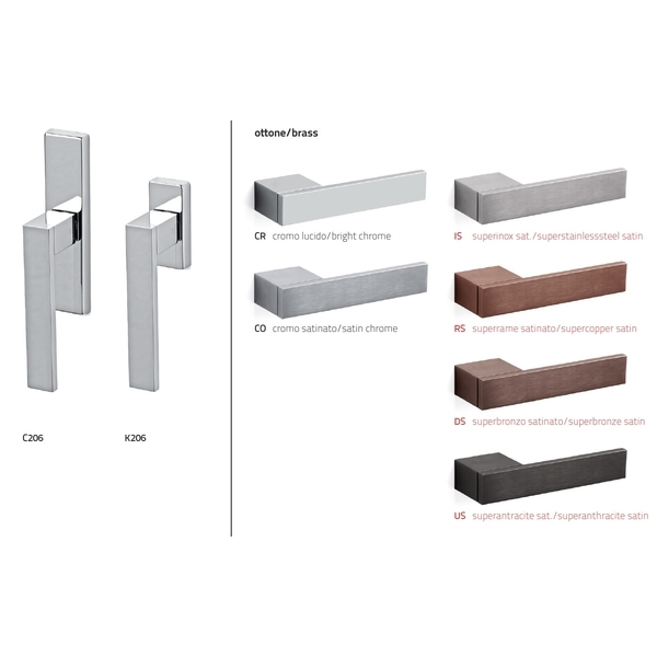 OLIVARI Total 進口水平把手 Door Handle-美德亞有限公司