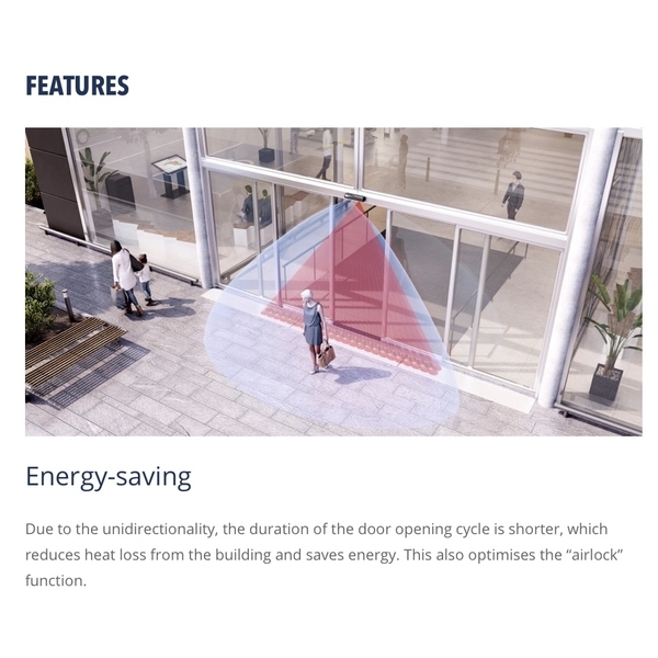 BEA IXIO-D系列 二合一紅外線防夾雷達感應器 Opening And Safety Sensor-美德亞有限公司