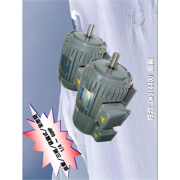 變頻馬達（自冷式／強制風冷式）