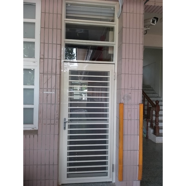 百吉國小-舊門改3合1通風門-正全鋁門窗行