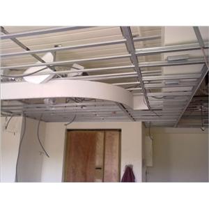 輕鋼價造型天花板 〈施工中〉-嘉成輕鋼架工程行