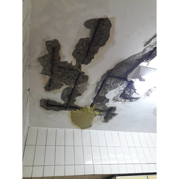 鋼筋外露,epoxy 樹脂砂漿批覆補強 鋼筋外露,epoxy 樹脂砂漿批覆補強