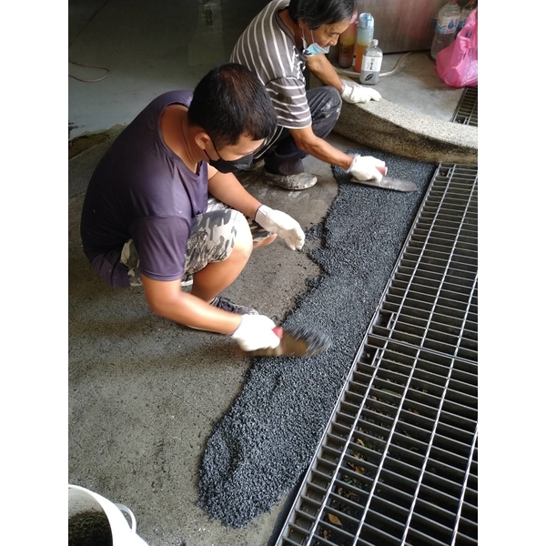 斜車道金鋼砂epoxy地坪處理