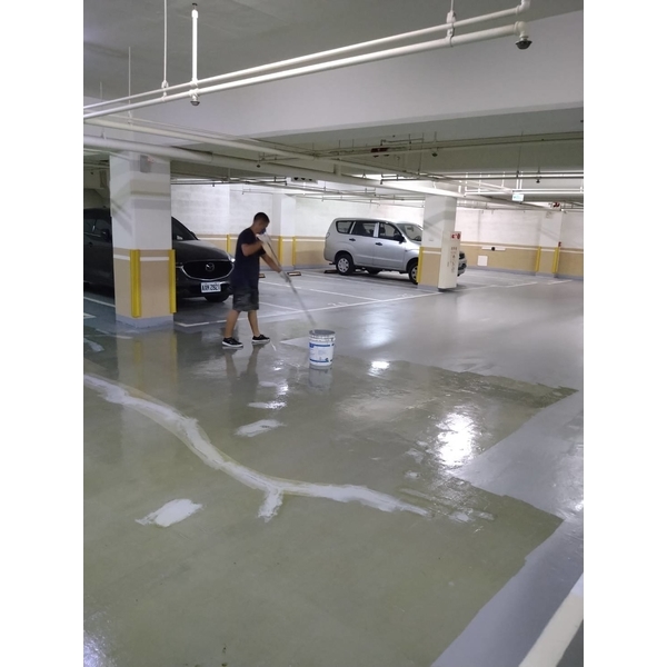 地下室停車場epoxy樹脂地坪整修