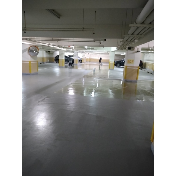 地下室停車場epoxy樹脂地坪整修