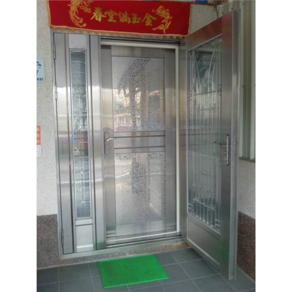 不銹鋼雙玄關子母門