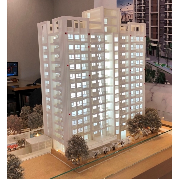 新建大樓模型3-傑伶建築模型