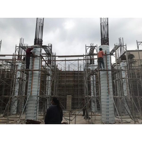 營建專用圓柱型纖維紙模板 新建工程-桂築企業有限公司