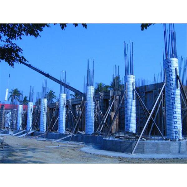 環保紙模板-圓柱新工法 新建工程-桂築企業有限公司