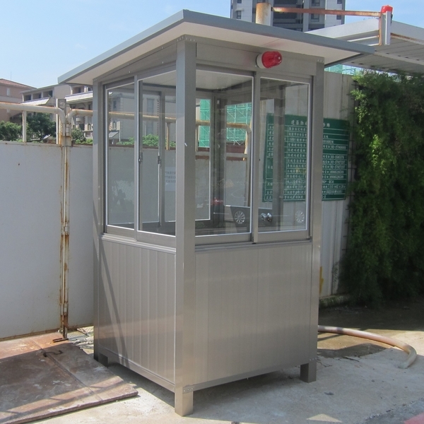 G521-警衛亭-中壢工地建案(左開門)-九代興鋁業社