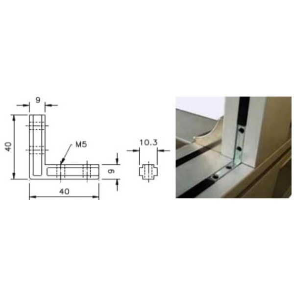 鋁擠型 連結塊 (M6)  BM6-90-巨碩精機有限公司