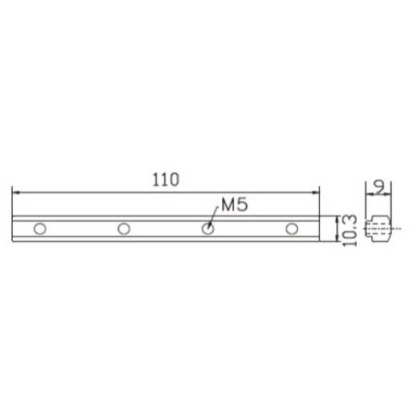 鋁擠型 連結塊 (M6)  BM6-110-巨碩精機有限公司