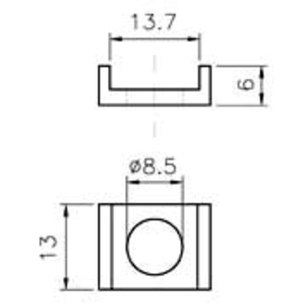 鋁擠型 零配件 (M8) M8U8-巨碩精機有限公司