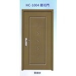 內玄關壓花門HC-1004-大亞金屬工程有限公司