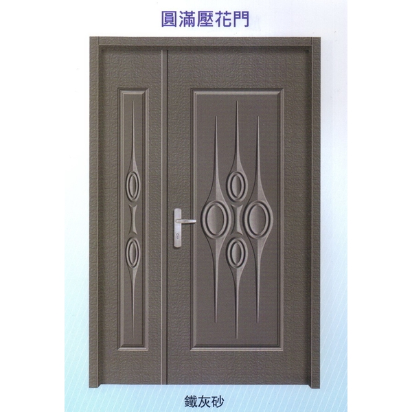 圓滿內玄關壓花門
