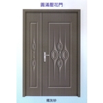 圓滿內玄關壓花門-大亞金屬工程有限公司