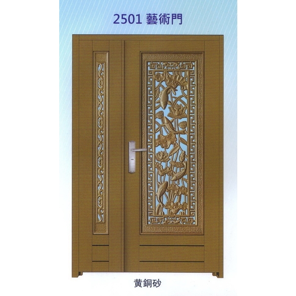 外玄關板雕花藝術門2501