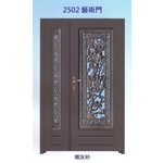 外玄關板雕花藝術門2502-大亞金屬工程有限公司
