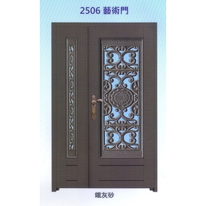 外玄關板雕花藝術門2506-大亞金屬工程有限公司