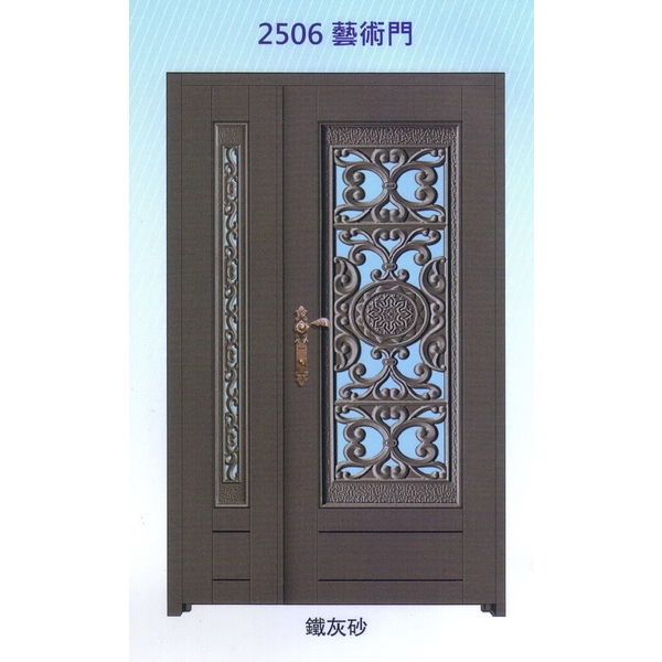 外玄關板雕花藝術門2506