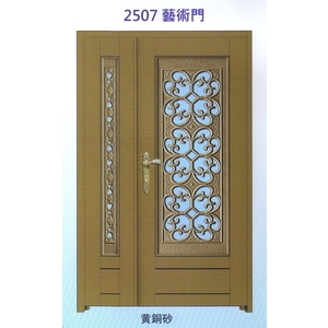外玄關板雕花藝術門2507-大亞金屬工程有限公司