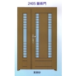 外玄關扁鋼花藝術門2405-大亞金屬工程有限公司