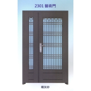 外玄關梅花管藝術門2301-大亞金屬工程有限公司