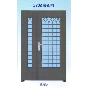 外玄關梅花管藝術門2303-大亞金屬工程有限公司