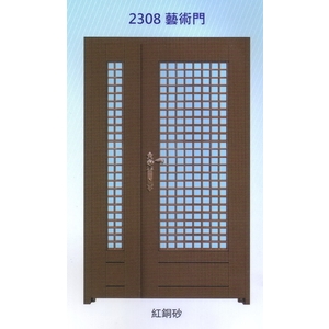 外玄關梅花管藝術門2308-大亞金屬工程有限公司