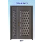 八面玲瓏內玄關壓花門-大亞金屬工程有限公司