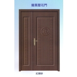 龍展內玄關壓花門-大亞金屬工程有限公司