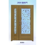 外玄關雙發門花藝術門2804-大亞金屬工程有限公司