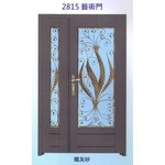 外玄關雙發門花藝術門2815-大亞金屬工程有限公司