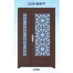 外玄關鑄鋁花藝術門2109-大亞金屬工程有限公司