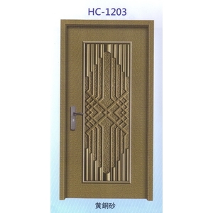 鋁中肚浮雕板門HC-1203-大亞金屬工程有限公司