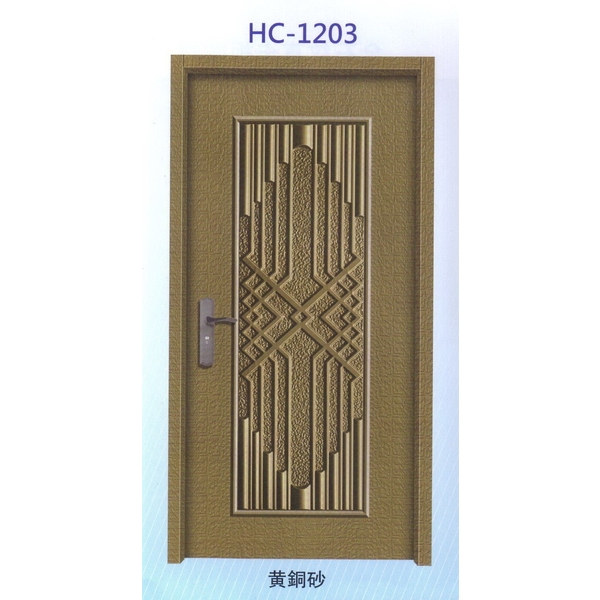 鋁中肚浮雕板門HC-1203