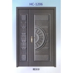 鋁中肚浮雕板門HC-1206-大亞金屬工程有限公司
