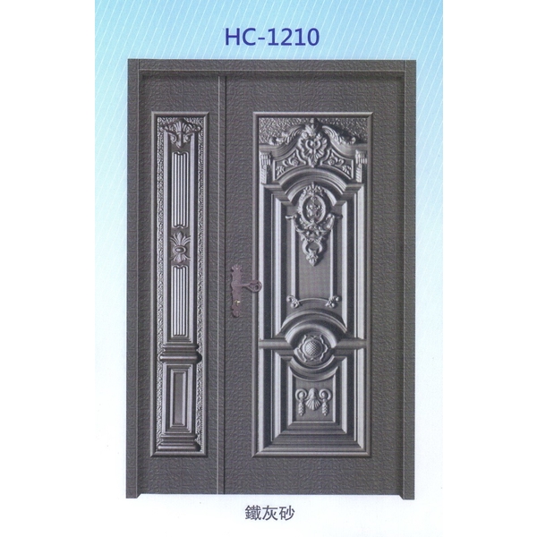 鋁中肚浮雕板門HC-1210