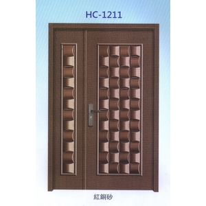 鋁中肚浮雕板門HC-1211-大亞金屬工程有限公司