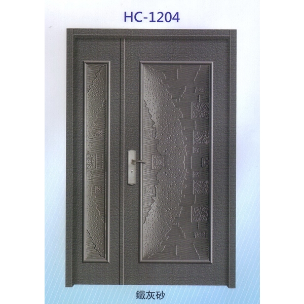 鋁中肚浮雕板門HC-1204