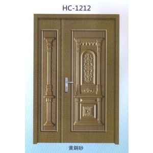 鋁中肚浮雕板門HC-1212-大亞金屬工程有限公司