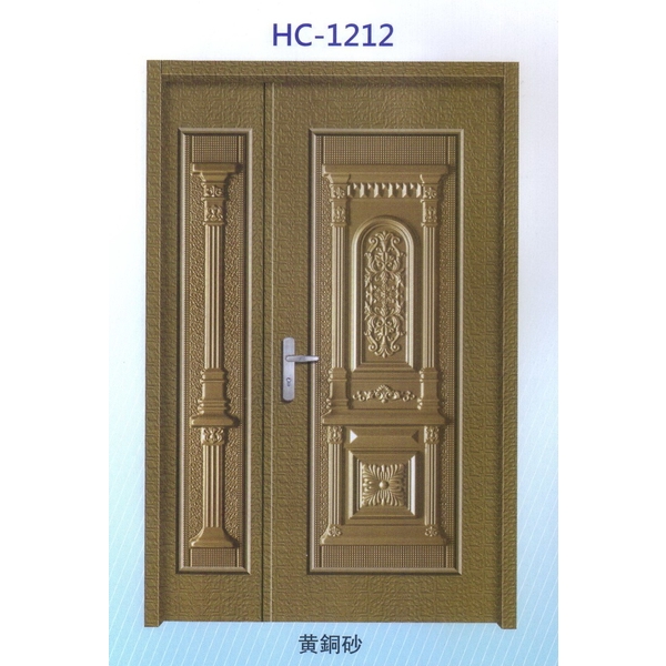 鋁中肚浮雕板門HC-1212