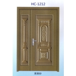 鋁中肚浮雕板門HC-1212-大亞金屬工程有限公司