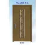 鋁中肚浮雕板門HC-1208子花-大亞金屬工程有限公司
