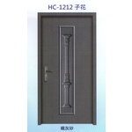 鋁中肚浮雕板門HC-1212子花-大亞金屬工程有限公司